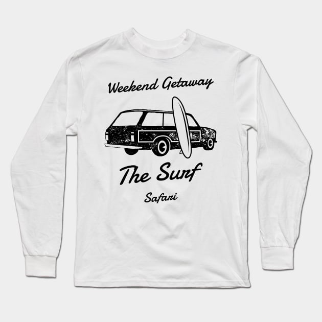 Weekend Car Getaway Long Sleeve T-Shirt by vukojev-alex